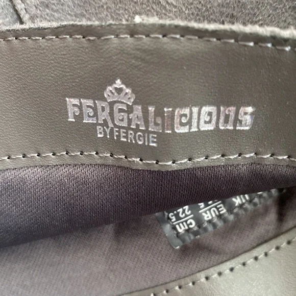 Fergalicous by Fergie - Dina Distressed Boots in Dove Grey - Picture 5 of 6